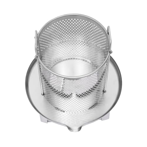 Honey Extractor, 12.6L/532.6 Oz Bee Honey Press Machine With Large Press Plate, Portable Stainless Steel Beekeeping Equipment Tool w/ Uniform Mesh, Large Bee Honey Press Extractor For Farms, Beehives