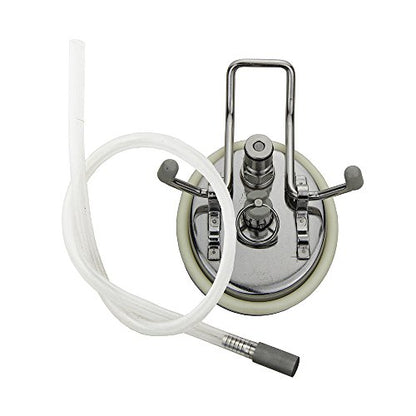 UP100 Homebrew Cornelius Style Keg Carbonation Lid Kit With 0.5 Micron Diffusion Stone