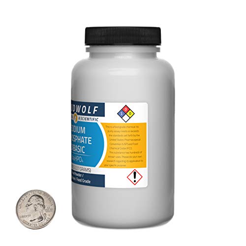 Sodium Phosphate Dibasic / 8 Ounce Bottle / 98+% Pure Food Grade/Fine Powder - size: 8 Ounces in 1 Bottle
