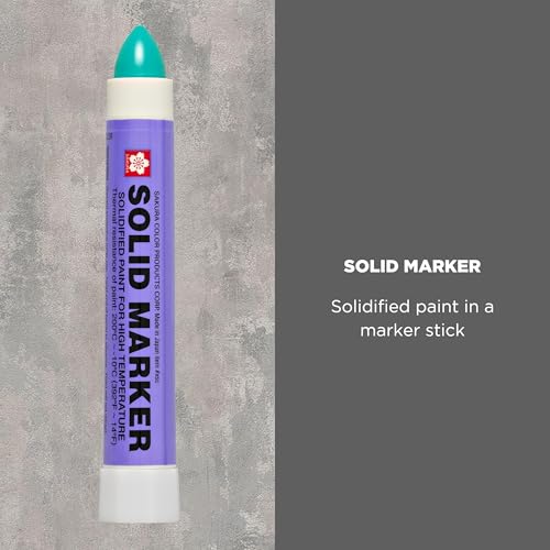 Sakura Solid Paint Markers - Permanent Marker Pens - Window, Wood & Glass Marker - Green Paint - 1 Pack - color: Green Paint