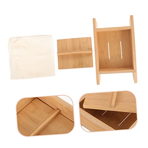 Cabilock Tofu Maker Wooden Tofu Press Mold Diy Cheese Presser for Homemade Compact Design High-grade Wooden Material for Home Restaurant Use