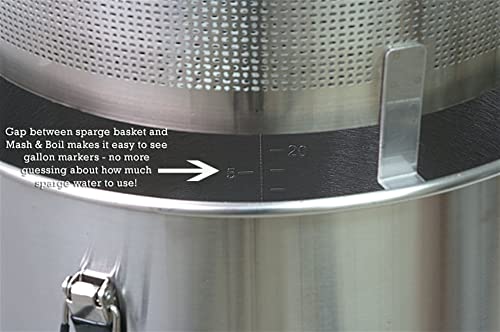 Brewer's Edge SERIES 2 MASH AND BOIL With Pump V2 Programmable Electric All-In-One Brewing Kettle 110V