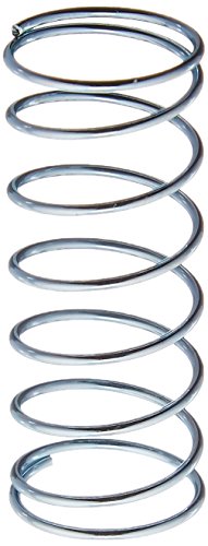Prime-Line SP 9727 Compression Spring, Spring Steel Construction, Nickel-Plated Finish, 0.041 GA x 5/8 In. x 1-1/2 In. (2 Pack) - color: Nickel, size: 5/8 in. x 1-1/2 in.