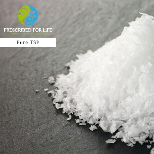 Prescribed For Life Trisodium Phosphate (TSP), Pure with No Fillers, Food Grade Additive, Granulated, TSP Cleaner and Degreaser (50lb) - size: 800 Ounce (Pack of 1)
