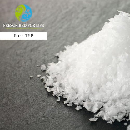 Prescribed For Life Trisodium Phosphate (TSP), Pure with No Fillers, Food Grade Additive, Granulated, TSP Cleaner and Degreaser (5kg / 11lb) - size: 176 Ounce (Pack of 1)
