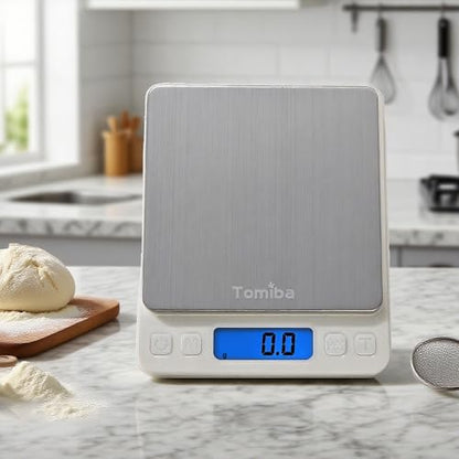 3000g Digital Touch Pocket Scale 0.01oz Resolution 2 AAA Batteries Included