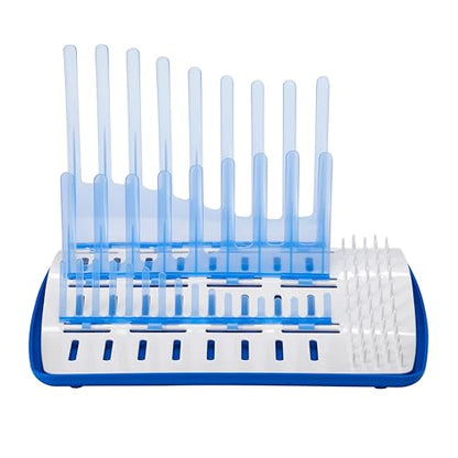 Dr. Brown's Folding Baby Bottle Drying Rack for Easy Storage - Dry Nipples,Pacifiers and Other Baby Essentials,BPA Free,(Pack of 6) - color: Folding Drying Rack (Pack of 6)