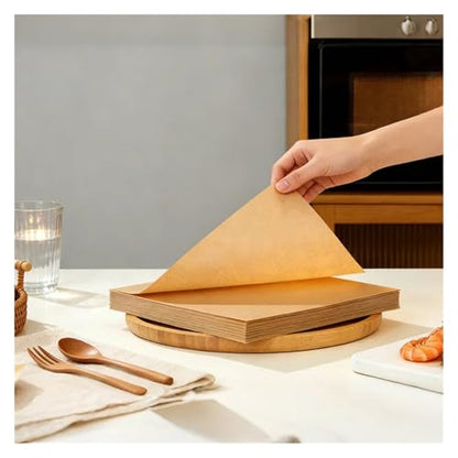 200-50pcs Baking Parchment Paper Non Stick Resistant Fridge Butter Cheese Storage Grill Mat Tools(200pcs Rectangle B) - color: 200pcs Rectangle B