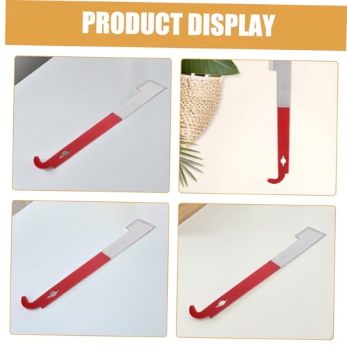 BESPORTBLE 3pcs Stainless Steel J Shaped Beekeeping Hive Tool Durable Bee Frame Lifter and Debris Scraper for Efficient Hive Maintenance and Care
