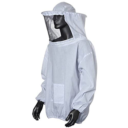 Beekeeping Suit - Beekeeping Jacket Professional Total Ventilated Beekeeping Protective Jacket with Veil Hood(Camouflage Green)