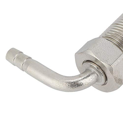 Beer Faucet Beer Tap Adjustable Draft Faucet G5/8in Thread Long Shank Keg Control Switch Stainless Steel Brass for Home Brewing Keg Party Restaurant Dispenser