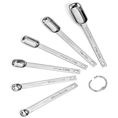 Hudson Essentials Stainless Steel Measuring Cups and Spoons Set (15 Piece Set) - size: 15 Piece Set