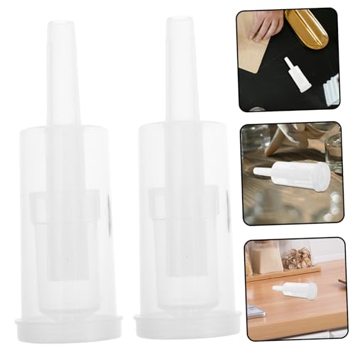 3sets Air Locks for Homemade Wine Check Valves One Way Valves for Brewing Fermenting Lightweight Easy to Replace Wine Accessory 6pcs*3