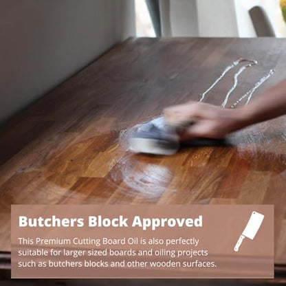 The Block & Board Company Specialist Chopping Board Complete Kit Food Grade Soap, Wax & Oil | Cleans, Nourishes, Seals & Protects Wood, Butcher Blocks, Countertops & Utensils | 3 Piece Set - size: Complete Kit