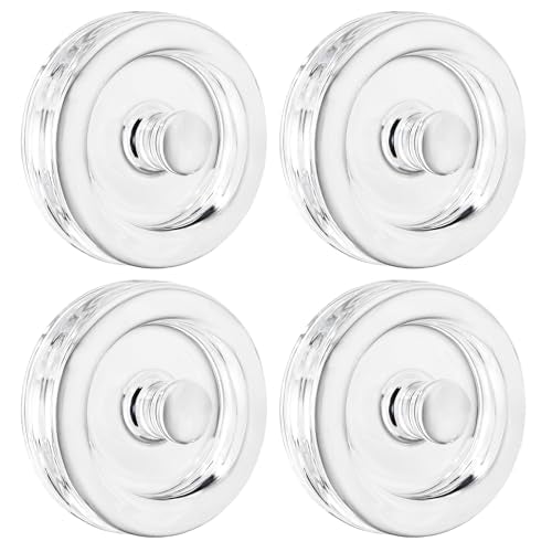 Jillmo Easy Grip Glass Fermentation Weight 3.15 Inch, Food Grade Fermenting Weights for Wide Mouth Gallon Jars, Canning Pickling Weights, Pack of 4 - size: 3.15 inch