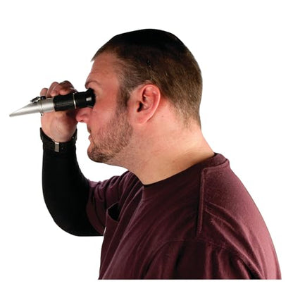 Performance Tool W80158 Multifunction Refractometer - Brix Scale, Measures DEF, Ethylene Glycol, Propylene Glycol, Battery Fluid, Anti-Freeze, Brewing Beer, Making Wine and More