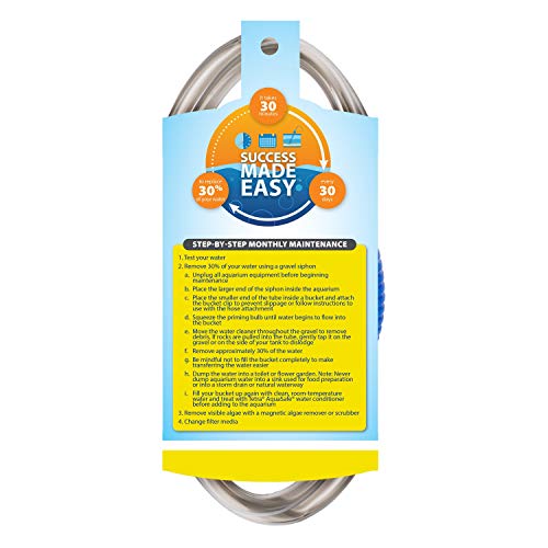 Tetra Water Cleaner Gravel Siphon for Aquariums, Easily Clean Freshwater Aquariums - size: 2-55 Gallons, style: Water Cleaner
