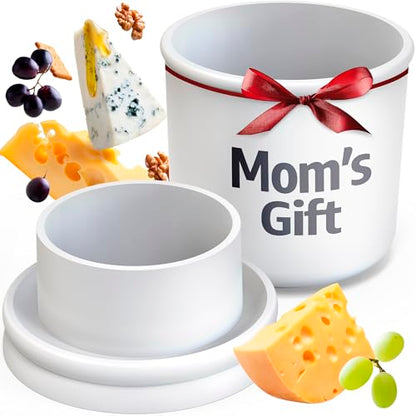 Large Cheese Mold 1/2 GAL with a Follower Press - Cheese Making Kit - Homemade Cheese Making Supplies - Molde Para Queso Fresco Casero - Cheddar, Gauda, Edammer, Parmigiano, Grana Padano - color: 4. Large Cheese Mold