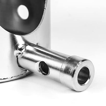 304 Stainless Steel Fire Burn Pot Replacement Parts for Traeger, Pit Boss Pellet Grills, Pellet Grill Replacement Parts for Traeger Pro 22/34, Camp Chef, Z Grills, Fire Pot with Ash Remover & Screws - size: Fits Traeger and Pit Boss Pellet Grills