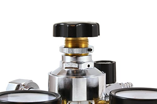 SÜA - CO2 Regulator for Beer and Soda Keg and Dispensing System - CGA-320 - With Relief and Shut-Off Valve