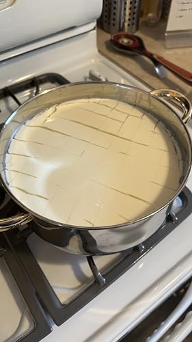 3 pcs Medium Cheese Mold for Cheese Making 1/2 qt - Soft Cheese Molds - Homemade Cheese Making Supplies - Moldes Para Queso Fresco o Panela Casero. White (Marshmallow White) - color: Snow White