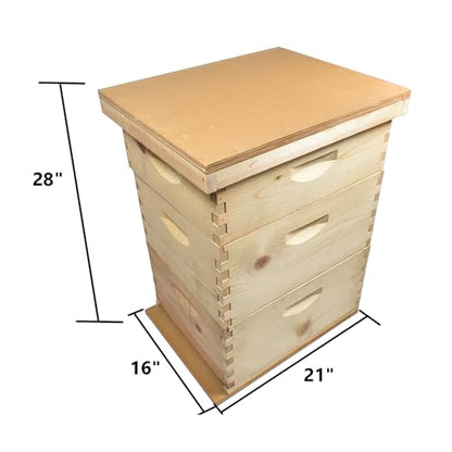 GL-2B1SK-ER Beekeeping Double Deep Box Beehive Kit