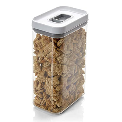 Copco Clear Storage Container 2.74 Qt - Airtight Pantry Organizer with Locking Lid for Dry Food, Pasta, Cereal, Flour - Stackable Kitchen Storage Bin for Pantry Organization - size: 1 Count (Pack of 1)