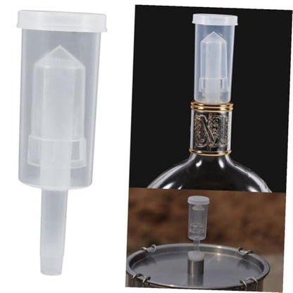 Luxshiny 6 Pcs Check Valve Way Water Sealed Exhaust for Homebrewing Wine Cider and More Standard Fits Stoppers and Bungs - size: 6 pcs