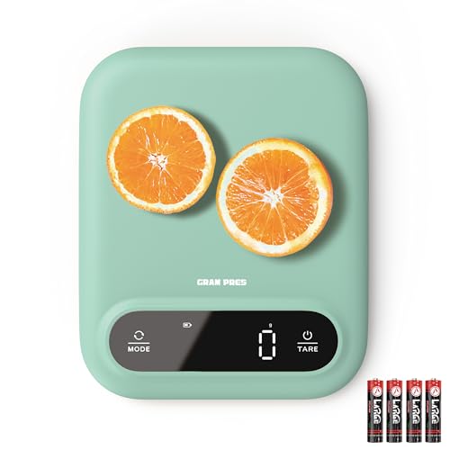 GRAM PRES Digital Food Scale 11lb/0.01oz | Kitchen Scales Digital Weight Grams and Oz for Weight Loss, Baking and Cooking,LED Display，with Tare Function