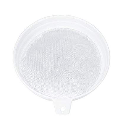 Generic Honey Strainer Durable Double Sieve Extractor for Beekeeping Kitchen White 9.45inch 2pcs