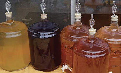 5 x Airlock S-Bubble Type with Grommets
