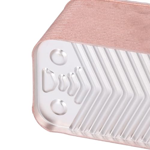 Plate Heat Exchanger, Homebrew Beer Wort Chiller, EATB12‑30 304 Stainless Steel Brazed Plate Heat Exchanger for Floor Heating, Water Heating, Snow Melting