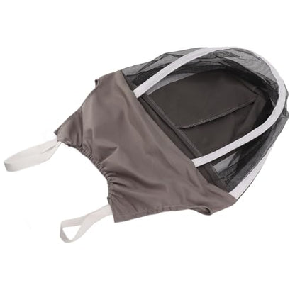 Aramox Beekeeping Hat Beekeeping Veil Mesh Cap Cotton Nylon Breathable Sun Proof with Wide Brim for Outdoor Activities Fishing Hiking Gardening