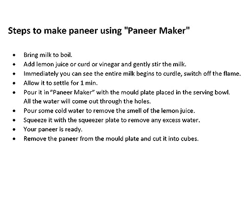 Stainless Steel Square Shape Paneer/Tofu/Cheese Maker Mould Machine Hard Presse Mold KIt For Paneer/Cheese Making (450ml) - size: Square_450ml