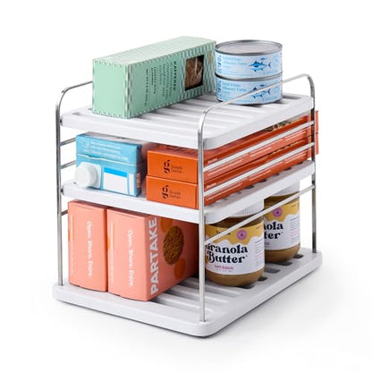 YouCopia UpSpace Cabinet Box Organizer Small, Adjustable Foil Wrap Shelf - size: Small Premium
