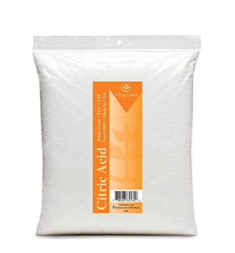 Citric Acid Powder 5 lbs. Bulk 100% Pure Food Grade, Kosher, Non-GMO, for Cooking, Baking, Cleaning, Bath Bomb and Soap Making. - size: 80 Ounce / 5 Pound