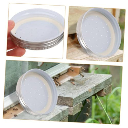 VICASKY 6Pcs Beekeeping Water Feeder Durable Bee Drinking Device for Beehive Entrance Easy to Install Feeder for Bees Farms and Apiaries Watering Station for Beekeeping