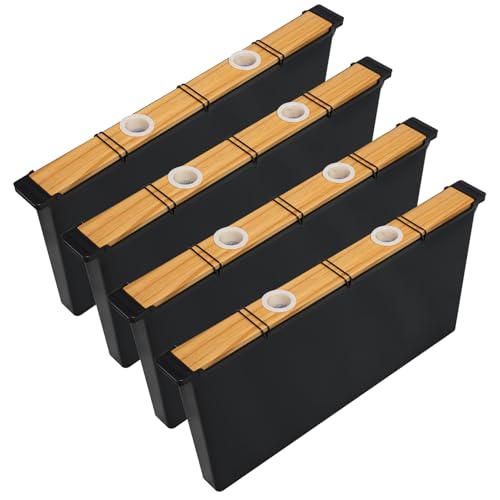 MayBee 4 Pack 3.5L Beehive Feeder Beeswax Coated Beehive Frame Feeder Deep Frame Sugar Water Feeder for Bee Feeding - size: 3.5L-4Pack