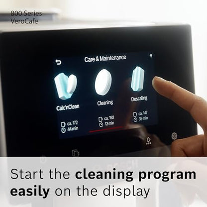 Bosch Cleaning Tablets for VeroCafe Coffee Machines - Espresso Cleaner, Phosphate-Free, Remove Coffee Oil and Residue - For Appliance Care and Maintenance, Extends Service Life - 10 Tabs - TCZ8001US