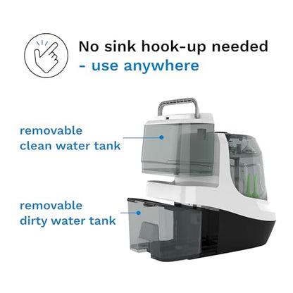 Baby Brezza Baby Bottle Washer Pro - Clinically Proven Better Cleaning - Washer, Sterilizer + Dryer In One Appliance for Essentials like Bottles + Pump Parts – Machine Replaces Brushes + Racks - style: Baby Bottle Washer