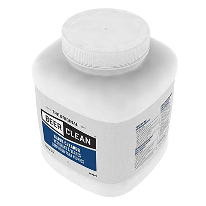 Diversey Beer Clean Glass Cleaner, Unscented, Powder, 4 Lb. Container - size: 64 Ounce (Pack of 1)