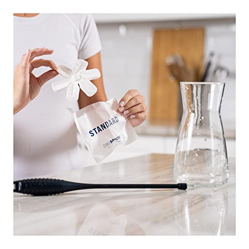 Standard Refills - Dries Inside Vases, Water Bottles, Wine Glasses, Hydration Bladders, Travel Mugs, Carafes, Pitchers - Reusable. Wand Sold Separately. - size: Standard Size Drying Heads