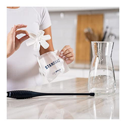 Standard Refills - Dries Inside Vases, Water Bottles, Wine Glasses, Hydration Bladders, Travel Mugs, Carafes, Pitchers - Reusable. Wand Sold Separately. - size: Standard Size Drying Heads