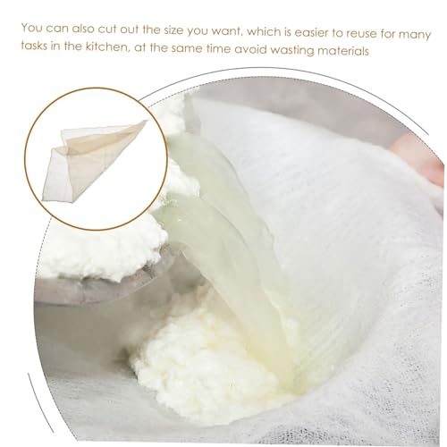 SMASOLO 18pcs Reusable Cheese Cloth for Straining Draining Tofu Making Muslin for Cooking Canning and Baking for Yogurt Oil and Poultry