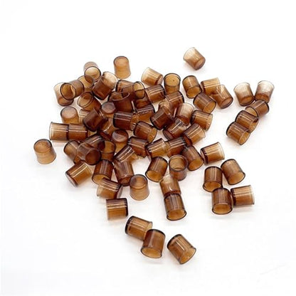 1000PCS Beekeeping Plastic Brown Rearing Queen Bee Tools King Tools Cell Brown Cage Cup Rear Breeding Apicultura Supplies