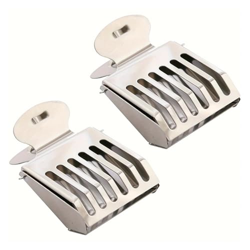 18 Pieces, Queen Bee Cage Clip Stainless Steel to Obtain Beekeeping Tools, Supplies