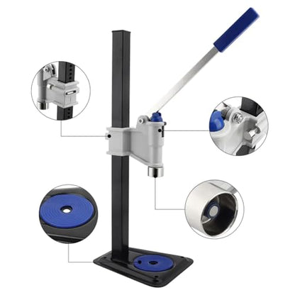 Manual Bottle Capper Tool, Manual Bottle Capper with Non-Slip Base and Adjustable Handle, No Need Electricity, Reinforced, Height Adjustable, Lever-Action for Homebrew Beer, Soft Drinks