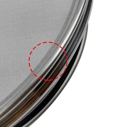 100 Mesh Lab Sieves 12" Diameter 304 Stainless Steel Wire Cloth Test Sieve for Industrial Laboratory Home - size: 100 mesh