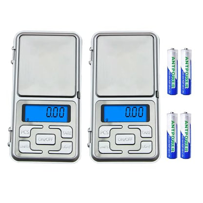 Digital Pocket Scale, 500g Capacity Mini Electronic Kitchen Food Scale, Jewelry Grams Scale with Hard Press Key, High Precision of 0.01g