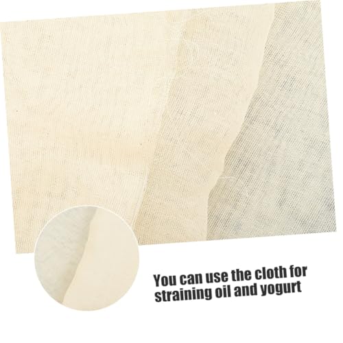 2pcs Large Filter Cloth for Cheese Making Supplies Reusable Cheese Cloths for Straining Unbleached Cheesecloth Strainer Fine Mesh